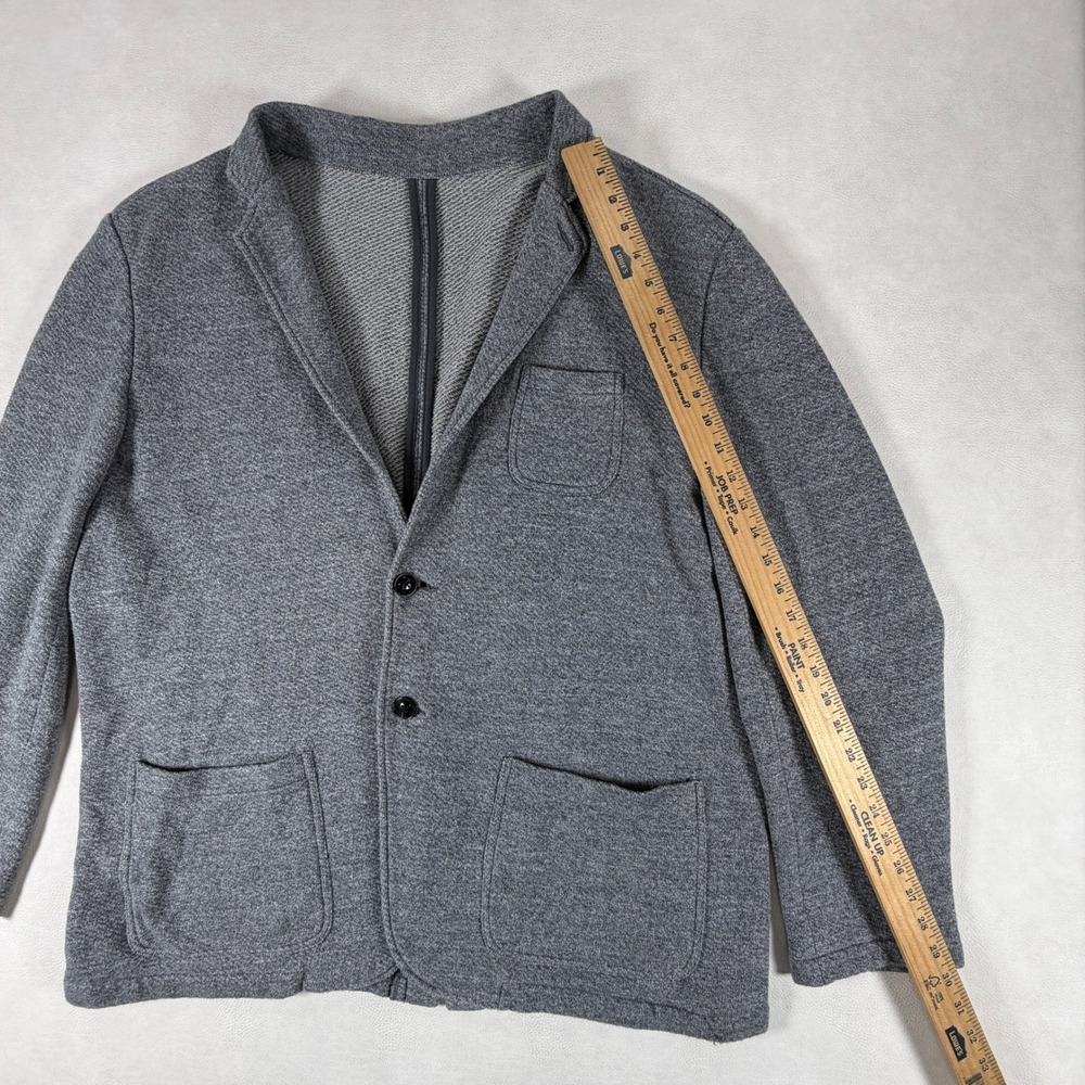 Faherty Inlet Knit Blazer Jacket Men's Size XXL Heather Gray Sport Coat - Picture 13 of 16